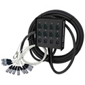 12-Channel Signal Series Cost Effective Fan To Box Snakes With XLRF Returns