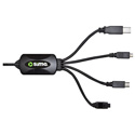 Sima SUO-100 USB Multi-Cable With A and B Adapter Ends