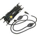Stage Ninja MXC-25-12 25 ft Power Stringer with 5 power outlets spaced every 5ft