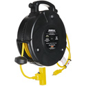 Stage Ninja STX-50-3 50 ft Retractable Power Cord w/ 14/3 3-Tap head