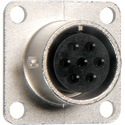 SVHS-7FCM S-VHS Female Chassis Mount (Hirose RM12BRB-7S)