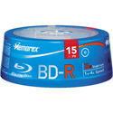 Memorex BD-R Blu-ray Recordable Disc 15 Spindle