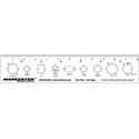 MarkerPlate Connector Template and Ruler Combination