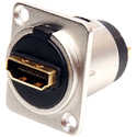 Connectronics HDMI Feed-Thru D Series Chassis Mount Connector Neutrik NAHDMI Equivalent