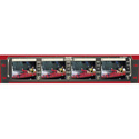 ToteVision LCD-400X4 Four-4 Inch LCD Monitors In 19in Rack