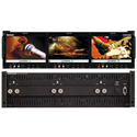 Marshall Electronics V-R653P-HDSDI Triple 6.5 Inch Serial Digital HD / SD Rackmount LCD Monitors