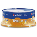 Verbatim 8x Write Once DVD-R 25 PK Spindle