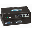 NTI VOPEX-C5V-4R 4-port VGA Splitter/Extender via CAT5 Rackmounted
