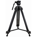 Varizoom VZ-TK75A Aluminum Video Tripod w/ 75 mm Fluid Head and Carry Case