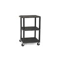 H. Wilson W42ACE Utility AV Cart with Locking Cabinet