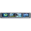 Panorama RM-2443W-2C 2RU Quad 4.3in Analog TFT/LCD Widescreen Monitor