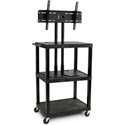 H. Wilson WPTV44E Mobile TV Mount (24 x 32 Inch Shelves)