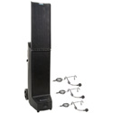 Anchor BIG-TRIPLE Bigfoot Triple Package with Bluetooth & CD/MP3 Combo & (3) Wireless Receivers & (3) Headband Mics