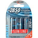 Ansmann 5035212-US AA 2850 mah 4pk Slimline Version
