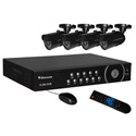Clover PAC0420 4 Channel DVR with Built In 500GB HDD H.264 Compression Method