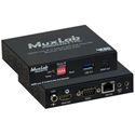 Muxlab 500762-RX HDMI over IP H.264/H.265 PoE Receiver 1080p