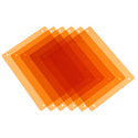 PAG 9981 Paglight Half CT Orange Filters x 6