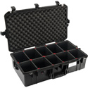 Pelican 1605AirTP Carry-On Case (Black with TrekPak Insert)
