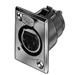 Switchcraft D6FBX D Series 6 Pin XLR Female - Silver Pins / Black Finish