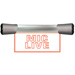 Sonifex LD-20F1MCL Single Flush Mounting 20cm MIC LIVE Sign