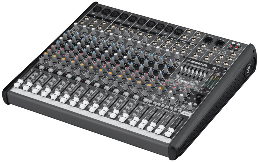 Mackie ProFX16 Professional 16Channel Compact Mixer with Onboard FX