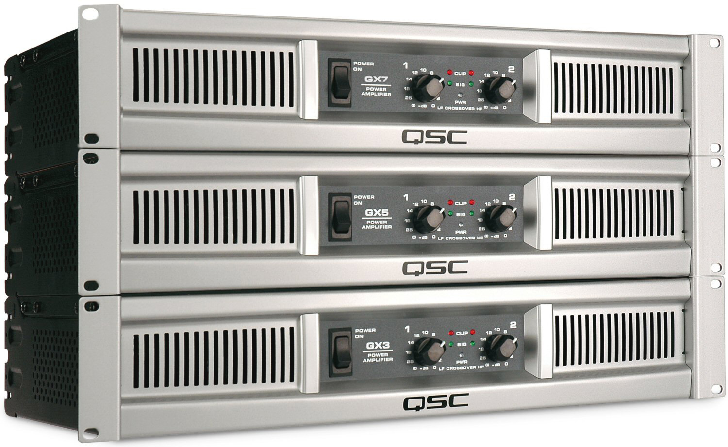 QSC GX7 2 Channel Professional Power Amplifier 725 Watt at 8 Ohms