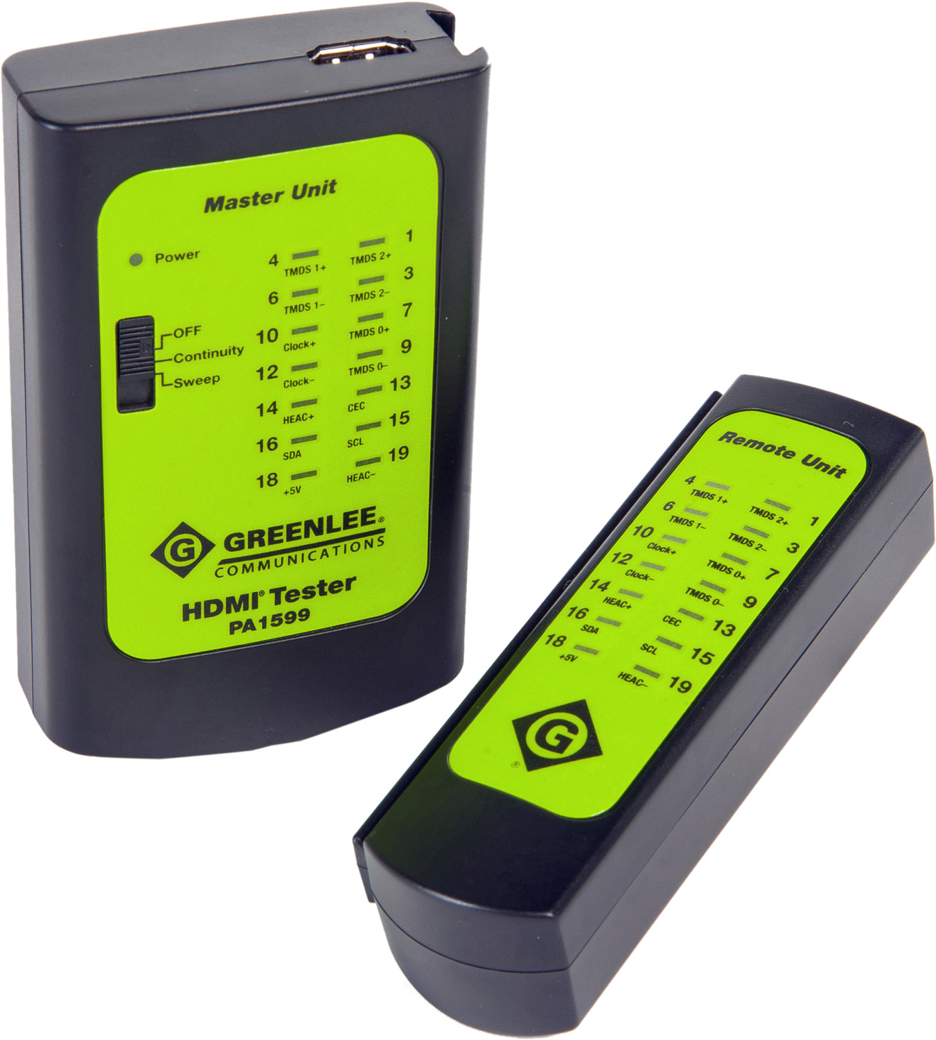 Greenlee PA1599 Dual Mode HDMI Pro Cable Tester