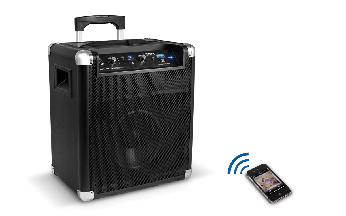 Ion Audio Block Rocker Bluetooth Portable Speaker System w/ Wireless
