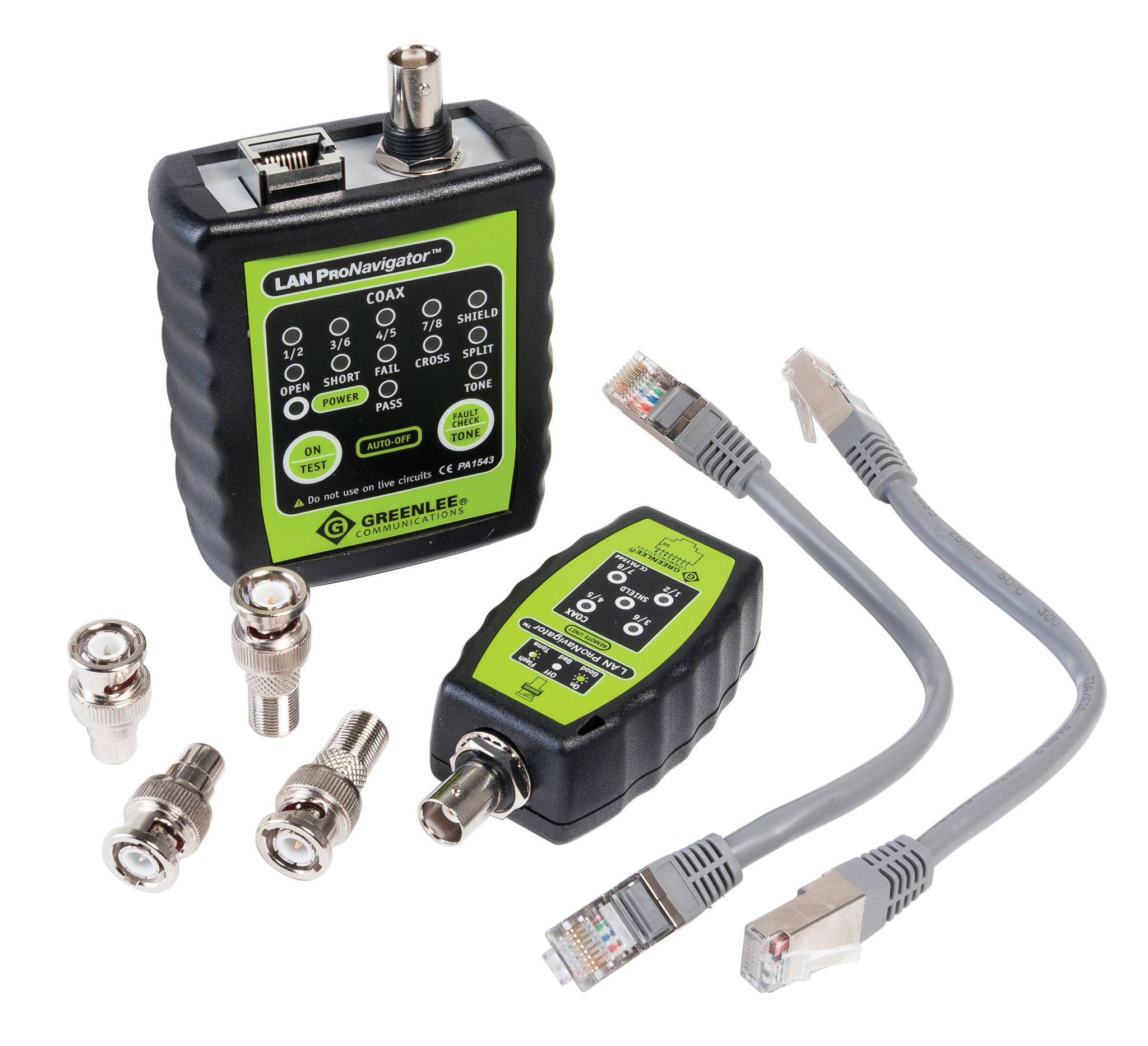 Greenlee 1543 Data and Coax Network Cable Tester