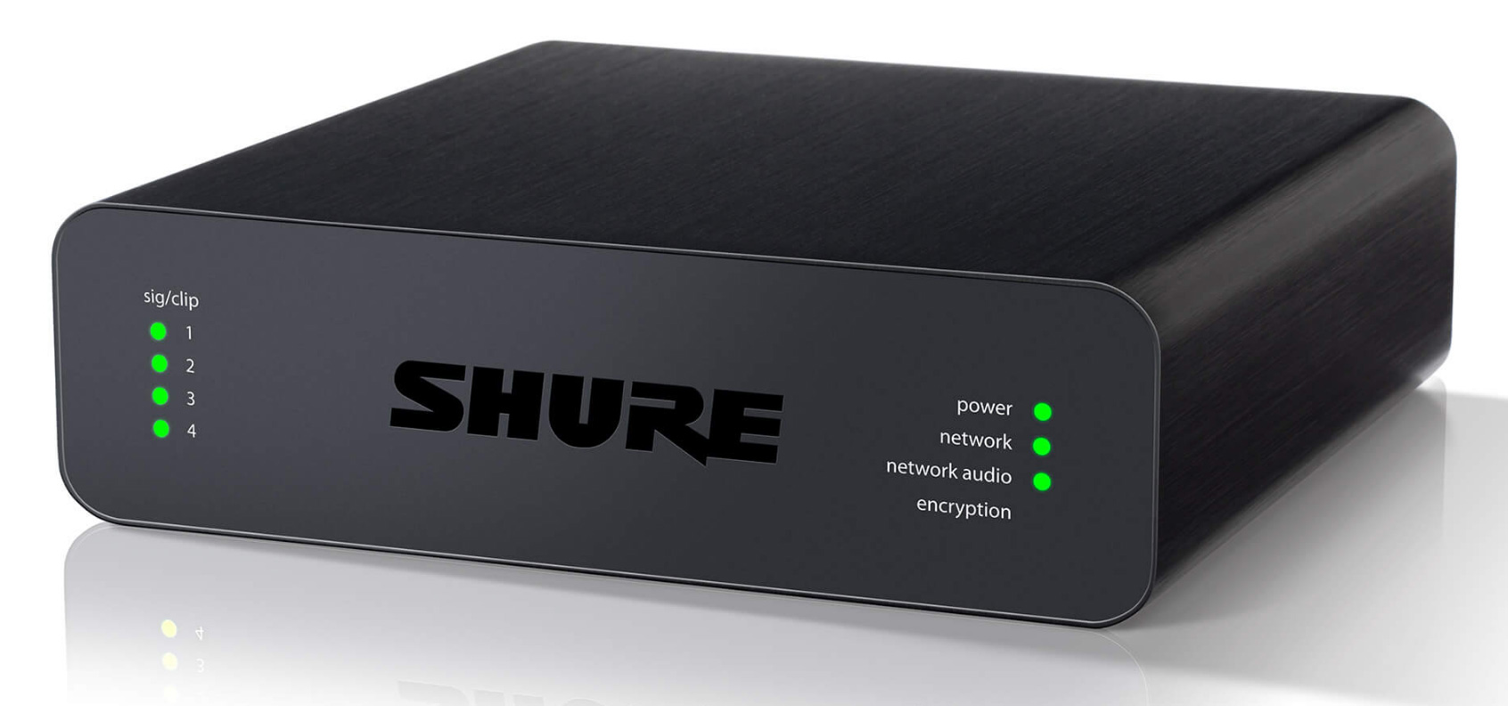 Shure AI4INXLR 4Channel Dante Mic/Line Audio Network InterfaceIn