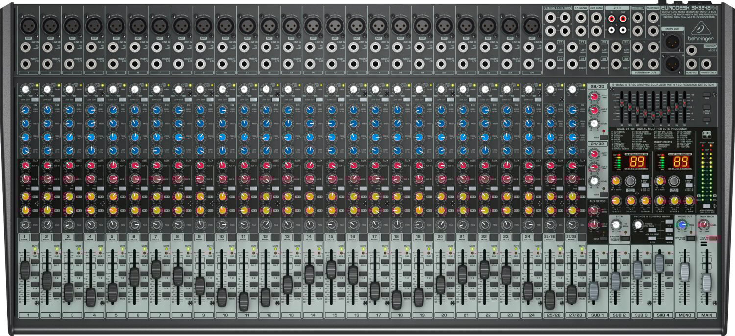 Behringer Eurodesk SX3242FX 32Channel Analog Mixer