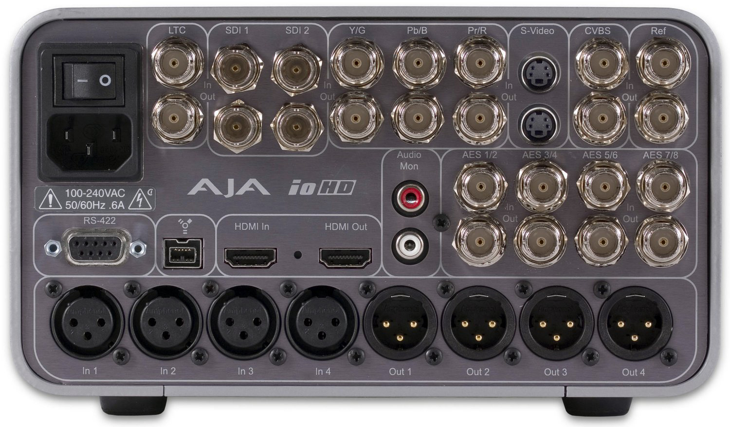AJA IO HD Media Converter FireWire800 Analog/Digital Capture Device