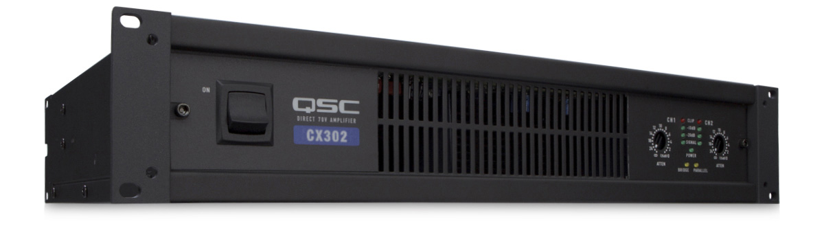 QSC CX 2-Channel Series Professional Power Amplifiers