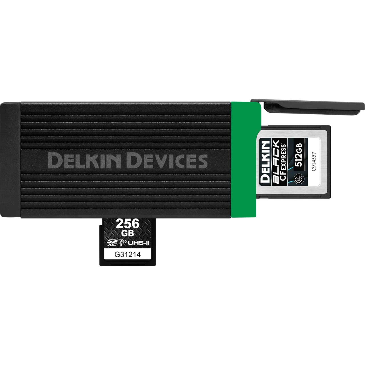 Delkin DDREADER-56 USB 3.2 CFexpress Type B Card / SD UHS-II Memory Card Reader DDREADER-56