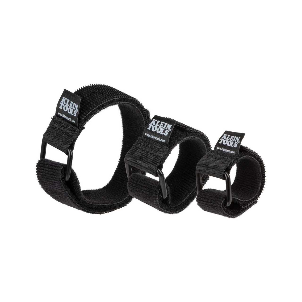 Klein Tools 450-600 Hook and Loop Cable Cinch Straps - 6-Inch / 8-Inch and 14-Inch - Multi-Pack 450-600