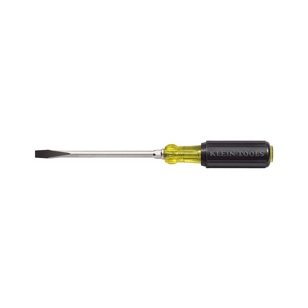 Klein Tools 602-6 5/16-Inch Keystone Tip Slotted Screwdriver with Cushion Grip - 6-Inch 602-6