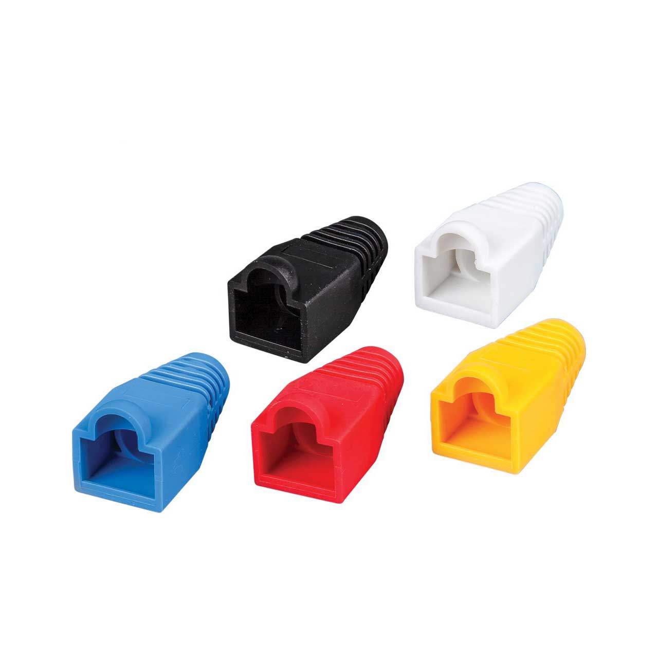 Klein Tools VDV824-650 Strain Relief Boots for RJ45 Data Plugs - CAT5e/CAT6 Cable - 100-Pack VDV824-650