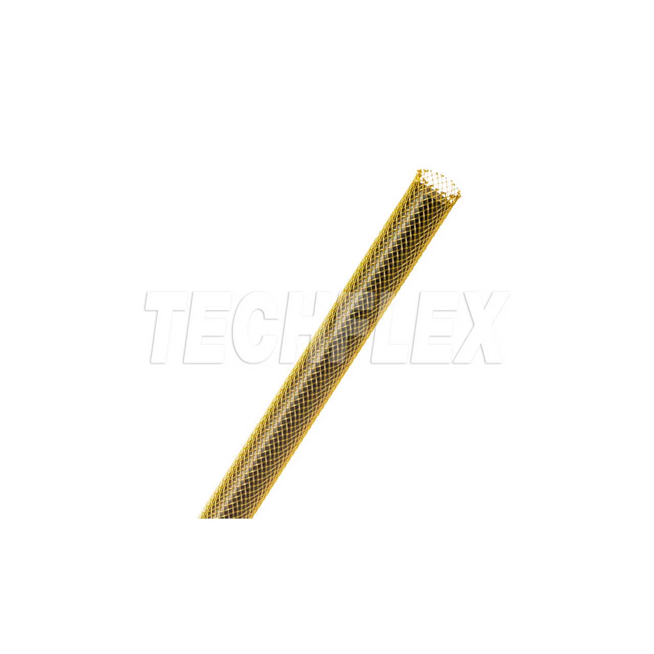Techflex PTN0.25 1/8 Inch / 7/16 Inch Expandable Tubing - 1000 Foot Roll - Yellow PTN0.25YW 1000FT