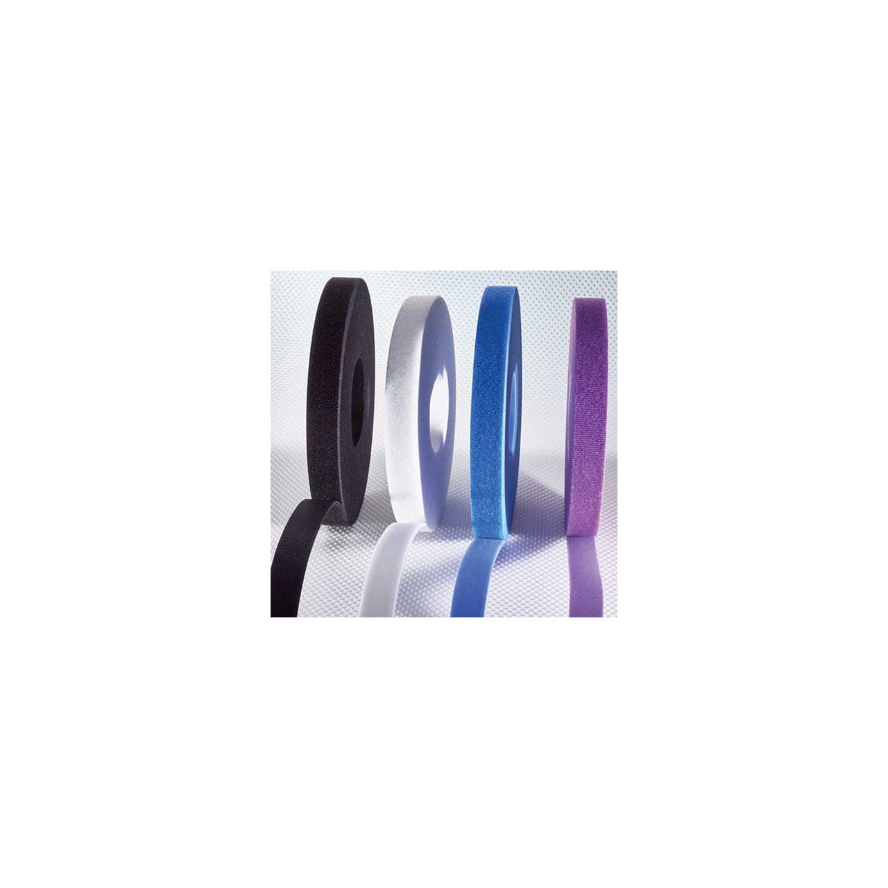 Rip-Tie W-75-QRL-BK 1/4 Inch Wrap Strap - 75 Foot Roll - Black W-75-QRL-BK