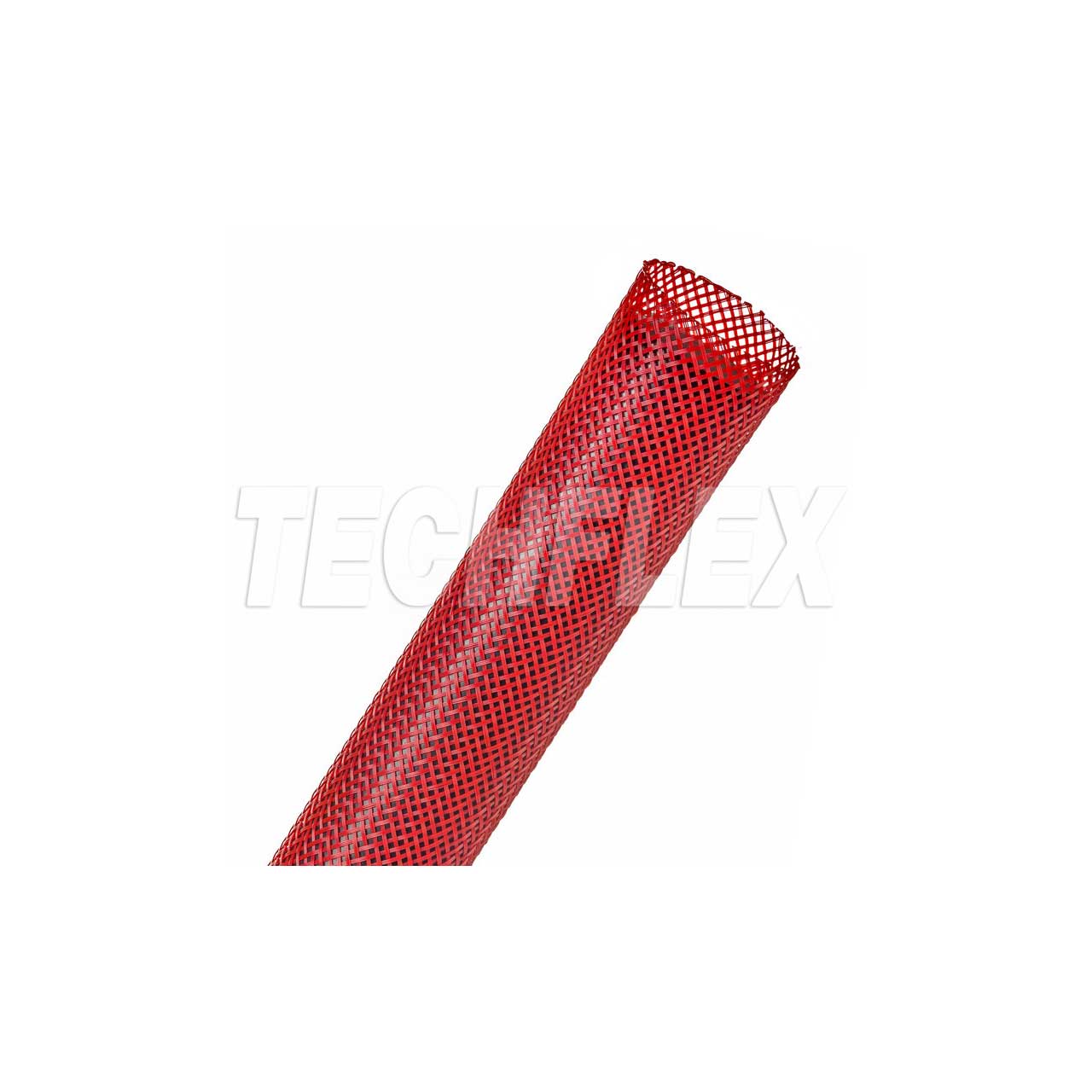 Techflex PTN1.00RD General Purpose Expandable Braided Cable Sleeving - 1 Inch - Red - 250 Foot PTN1.00RD