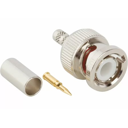 Amphenol 031-320-RFX BNC Crimp Plug for RG-58 - 50 Ohm