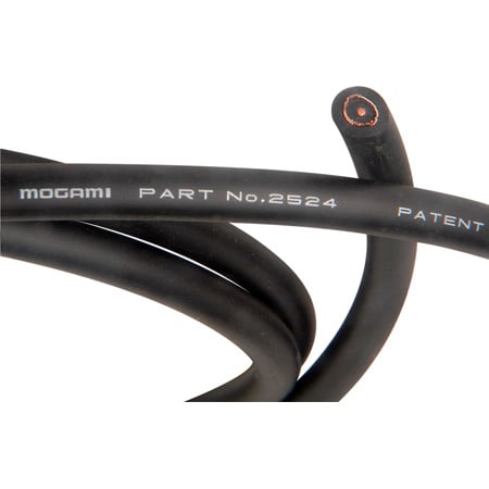 Mogami W2524 High Impedance Transmission Pro Guitar Cable - Black - Per Foot