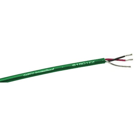 Gepco 61801EZ Analog Audio Twisted Pair Stranded 1-Pair Cable Per Foot - Green