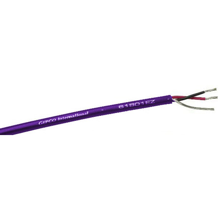 Gepco 61801EZ Analog Audio Twisted Pair Stranded 1-Pair Cable Per Foot - Violet