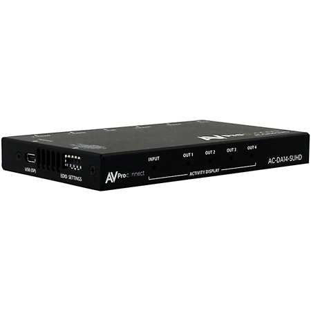 AVPro Edge AC-DA14-AUHD Gen 2 1x4 HDMI Distribution Amplifier