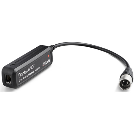 Audinate ADP-DAO-AU-0X1 Dante AVIO Analog Output Adapter with RJ45 and XLR male. Single channel version.