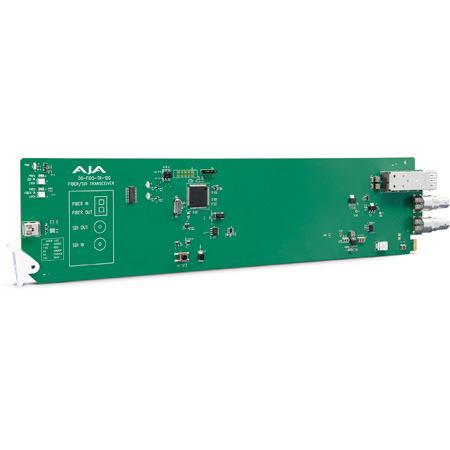 AJA OG-FiDO-TR-12G openGear 12G-SDI/LC Single Mode LC Fiber Transceiver