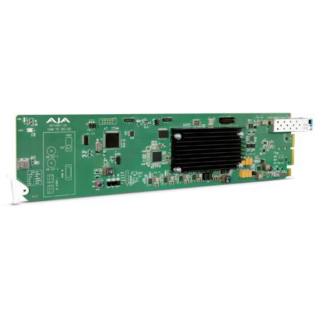 AJA OG-HA5-12G-T openGear HDMI 2.0 to 12G-SDI Conversion with LC Fiber Transmitter