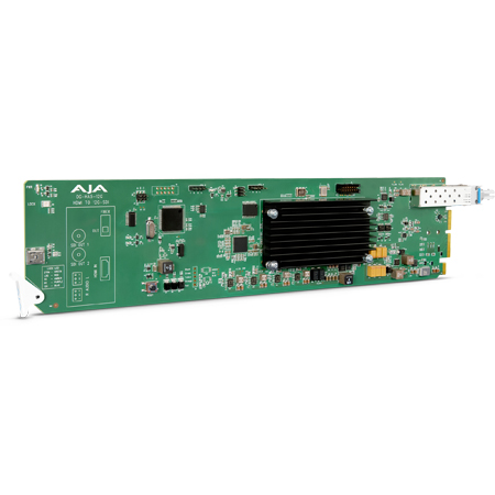 AJA OG-HA5-12G-T-ST openGear HDMI 2.0 to 12G-SDI Conversion with ST Fiber Transmitter
