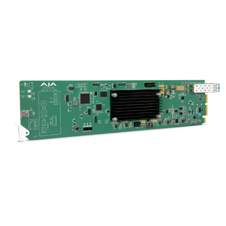 AJA OG-Hi5-12G-TR openGear 12G-SDI to HDMI 2.0 Conversion with LC Fiber Transceiver